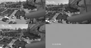 Установка систем видеонаблюдения на парковке в Новосибирске в октябре